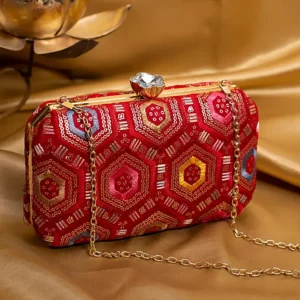 Red Velvet Clutch